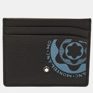 Montblanc Meisterstuck Black/blue Leather Card Holder